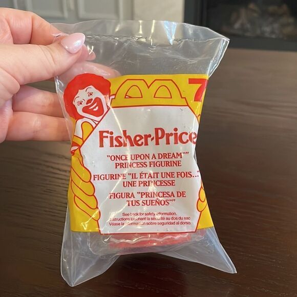 McDonald's Happy Meal Fisher-Price Once Upon A Dream Princess #7 1995 NWT 6” - Picture 2 of 3